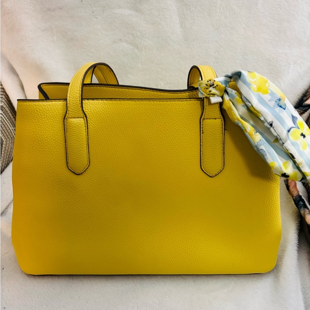Nanette Lepore Vibrant Yellow Tote - Picture 4 of 8